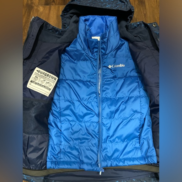 *Brand New* Boys Medium (10/12) Columbia Whirlibird Interchange 3 in 1 Jacket - Picture 6 of 7